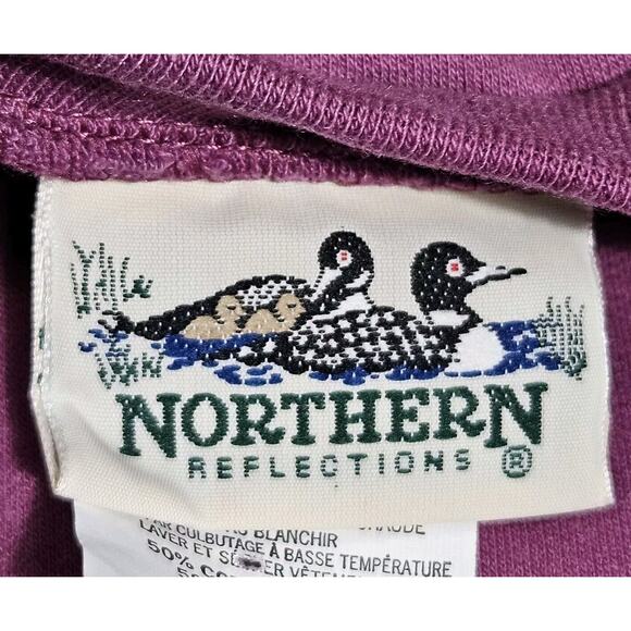 Vintage Northern Reflections Sweatshirt Pullover Birds Birdhouse Adult L *READ* - Picture 3 of 10